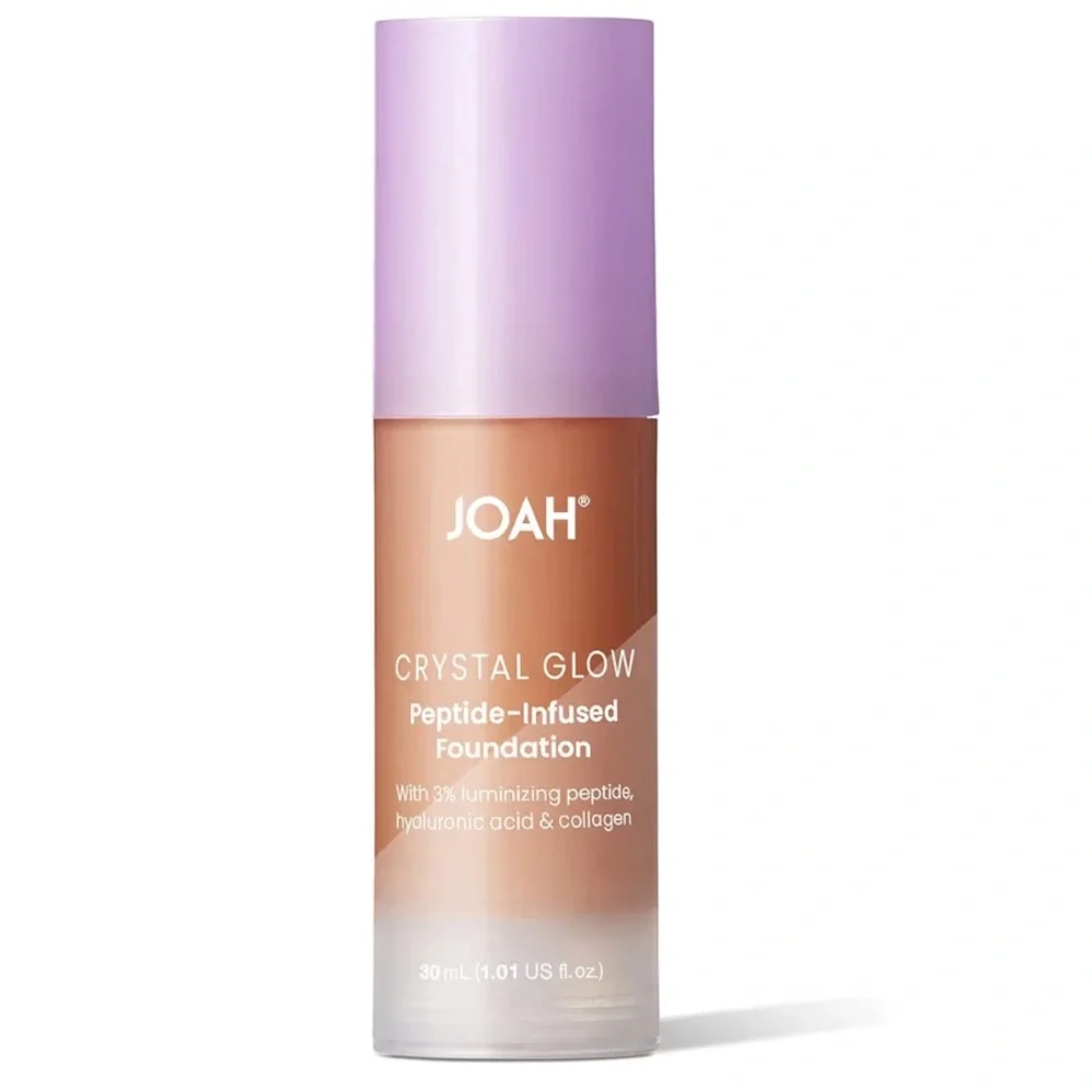 JOAH Crystal Glow Peptide-Infused Foundation Tan Neutral With Undertones TN080